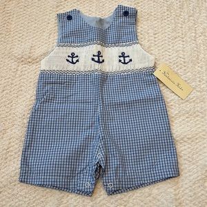 NWT Fantaisie Kids Smocked 9 mos Jon Jon